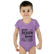 Customizable Infant Baby Rib Bodysuit Rabbit Skins 4400 Unisex