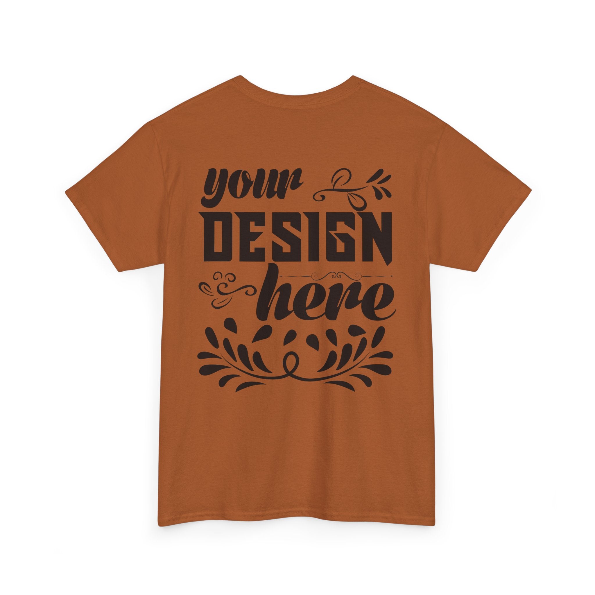 Customizable Gildan 5000 Unisex Heavy Cotton T-Shirt Classic Fit