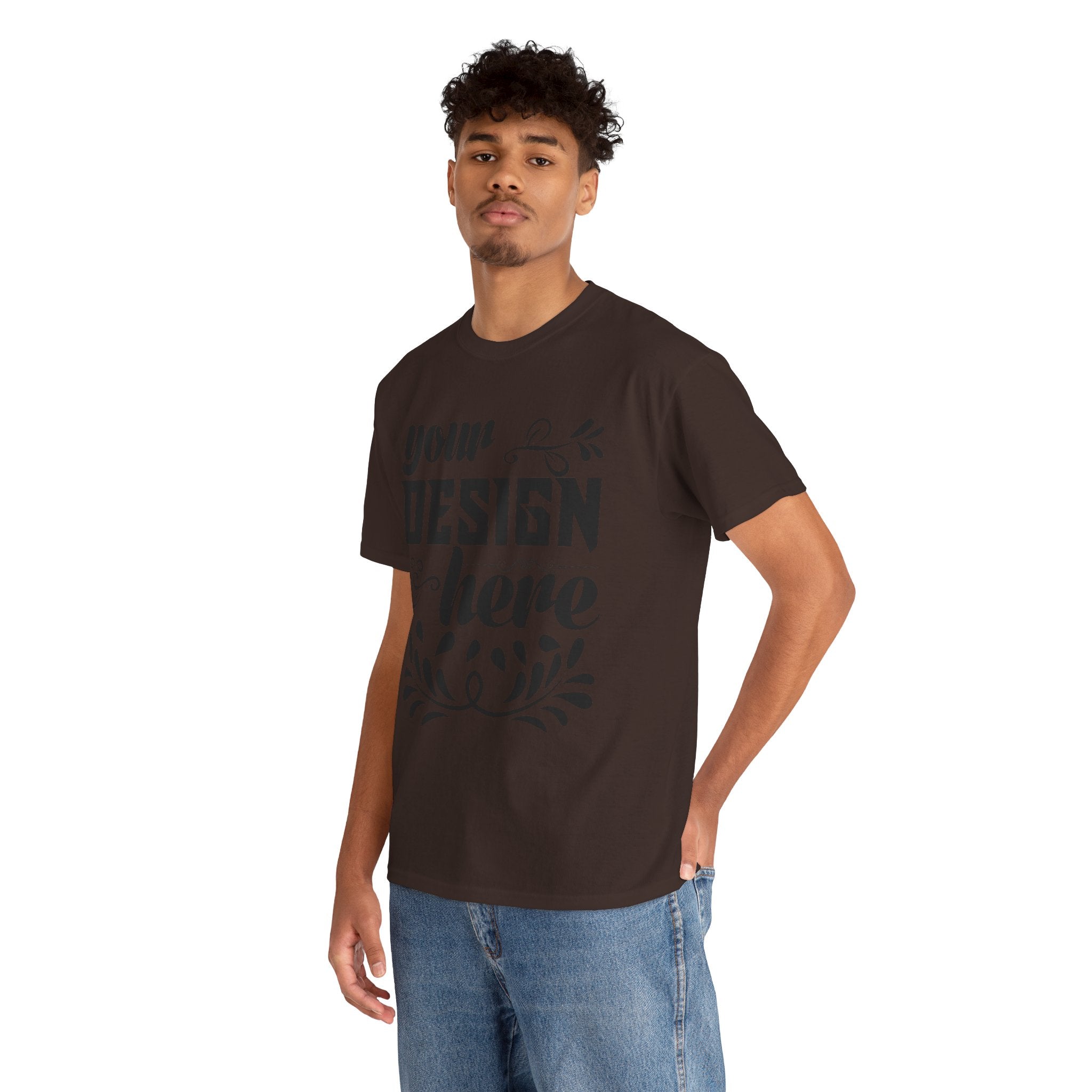 Customizable Gildan 5000 Unisex Heavy Cotton T-Shirt Classic Fit
