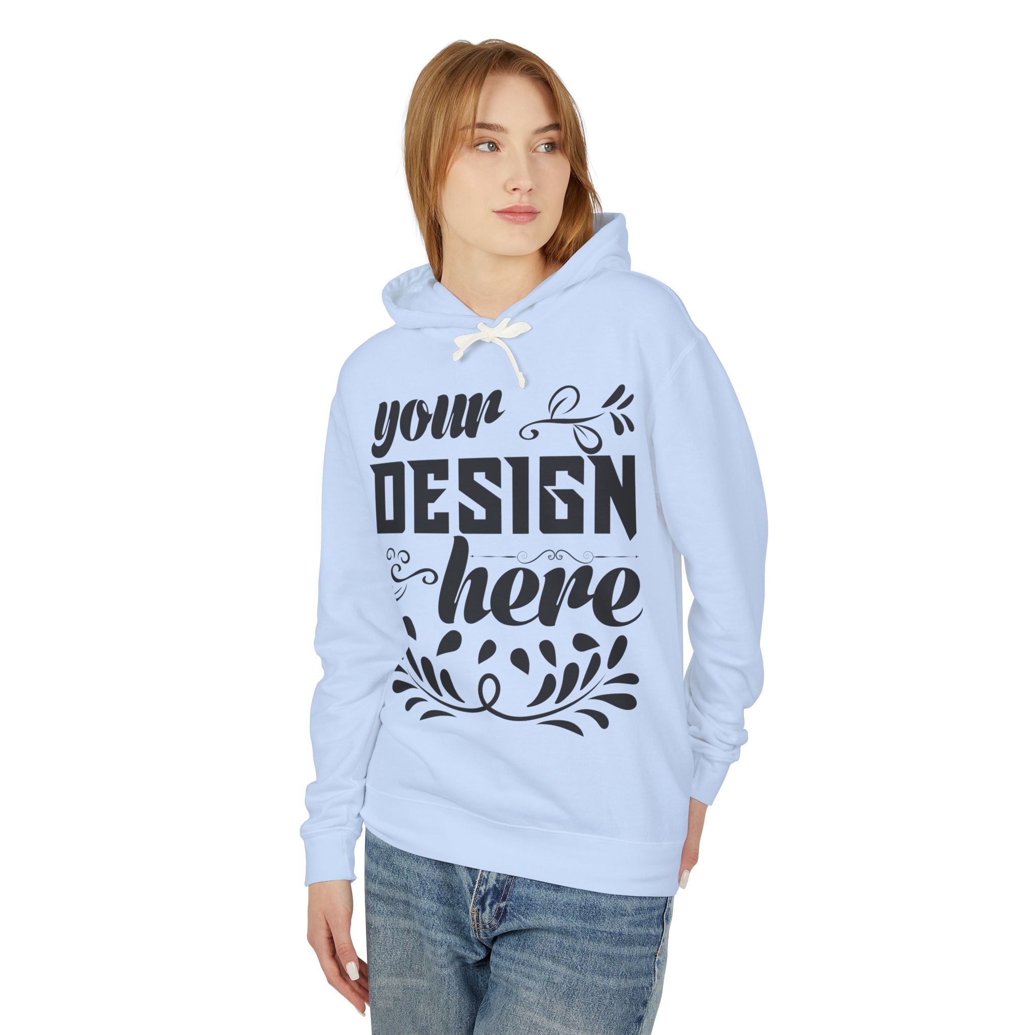 Customizable Comfort Colors 1467 Unisex Lightweight Hooded Sweatshirt