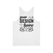 Customizable Bella+Canvas 3480 Unisex Jersey Tank Top Lightweight Retail Fit