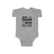 Customizable Rabbit Skins 4424 Infant Fine Jersey Baby Bodysuit