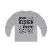 Customizable Gildan 2400 Unisex Ultra Cotton Long Sleeve Tee Classic Fit