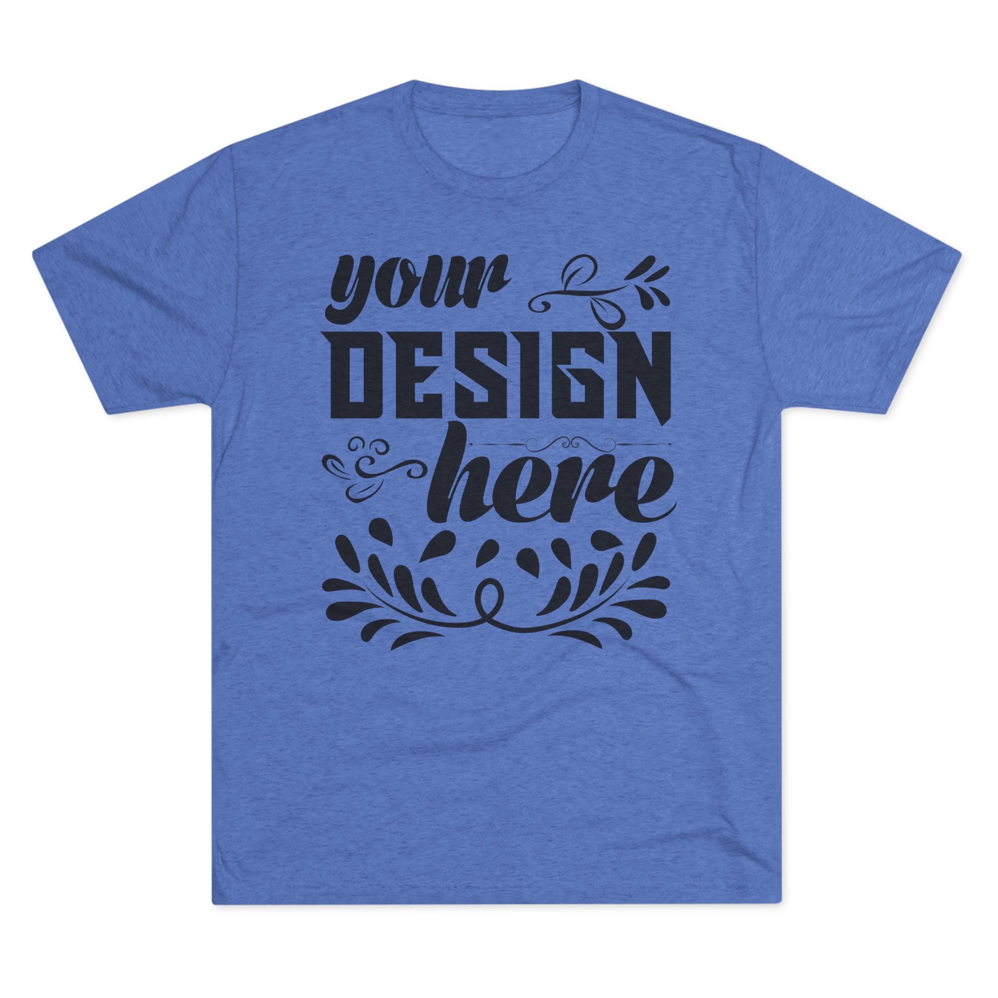 Customizable Next Level 6010 Unisex Tri-Blend Crew Neck T-Shirt