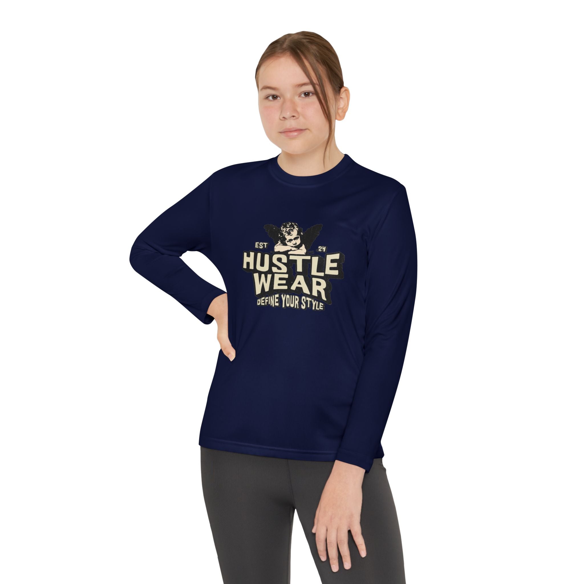 Sport-Tek YST350LS Unisex Youth Long Sleeve Tee | 