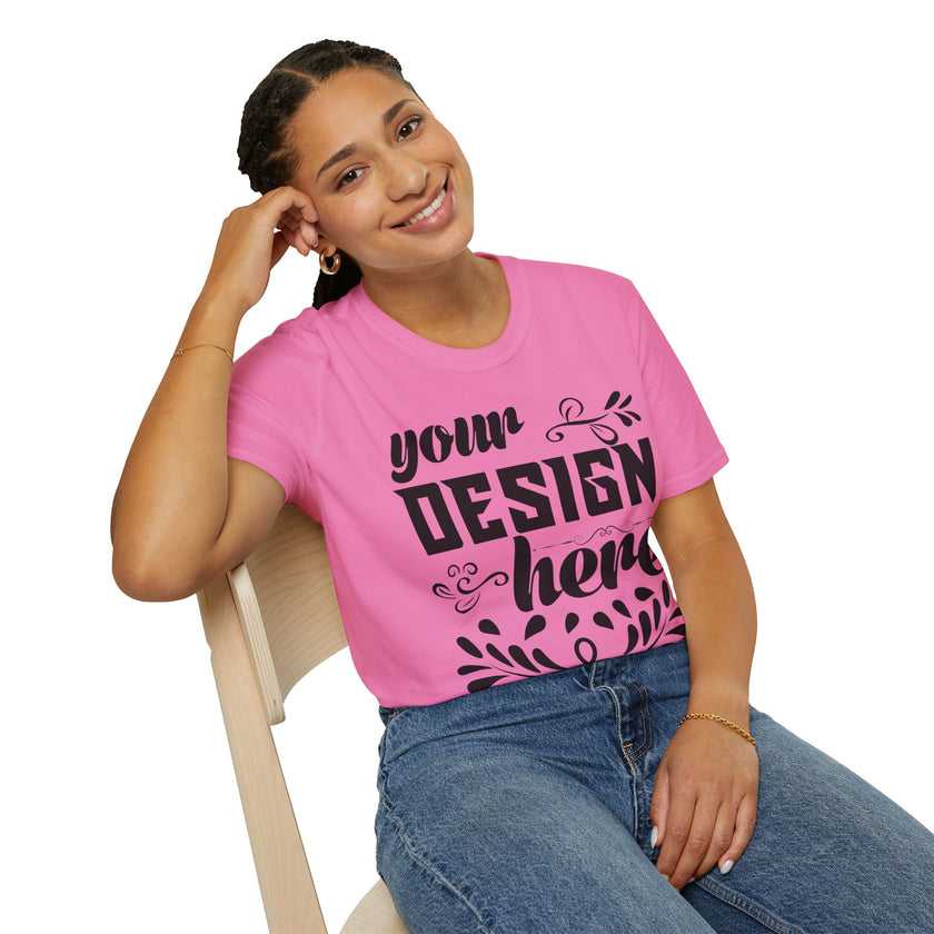 Customizable Gildan 64000 Unisex Softstyle T-Shirt Classic Fit