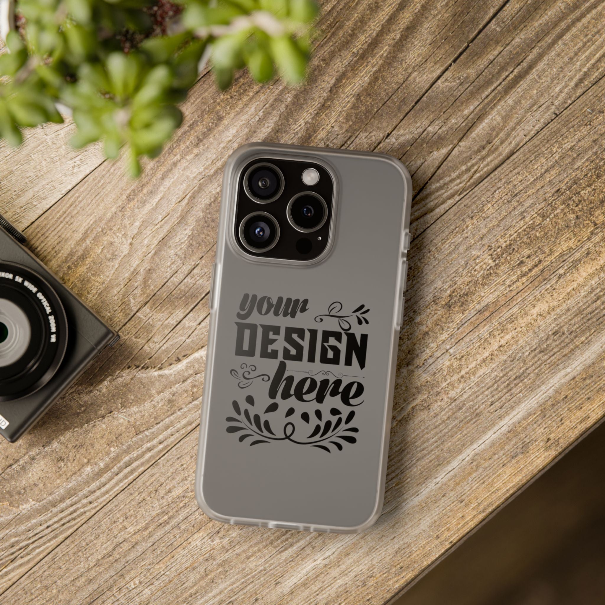 Customizable Flexi TPU Phone Case Slim Matte Protective Cover