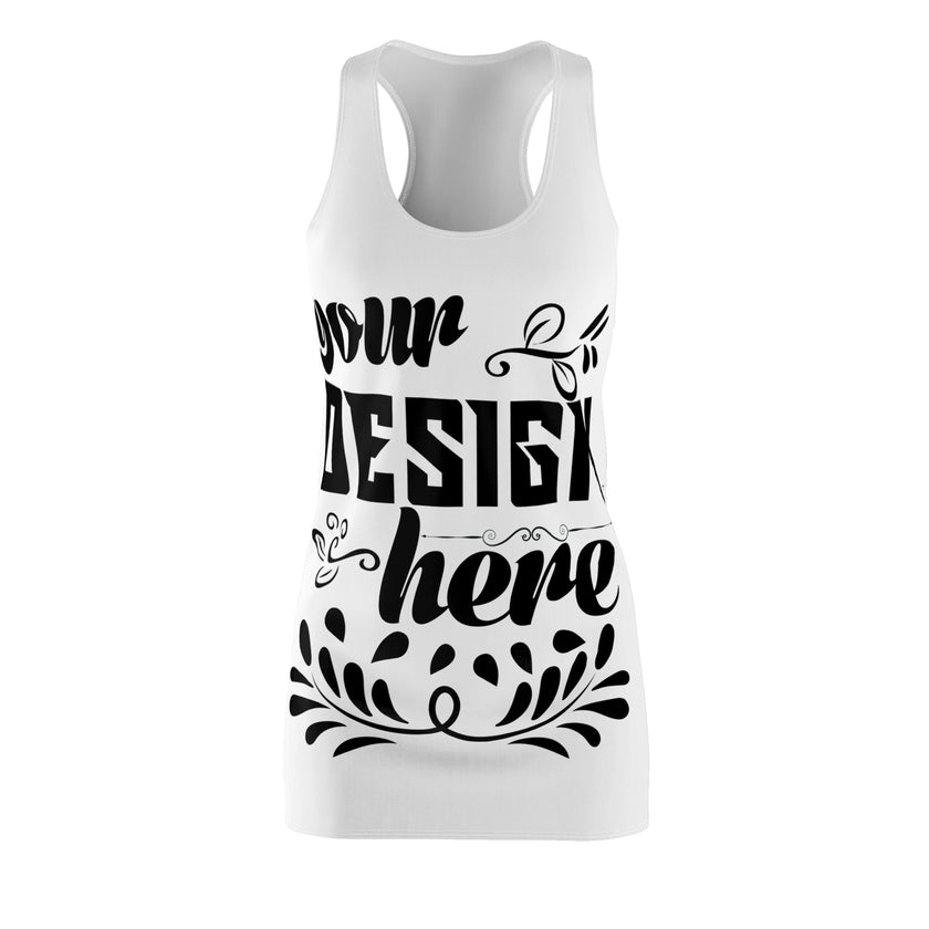 Customizable Women’s Racerback Dress AOP Lightweight Polyester Sport Fit