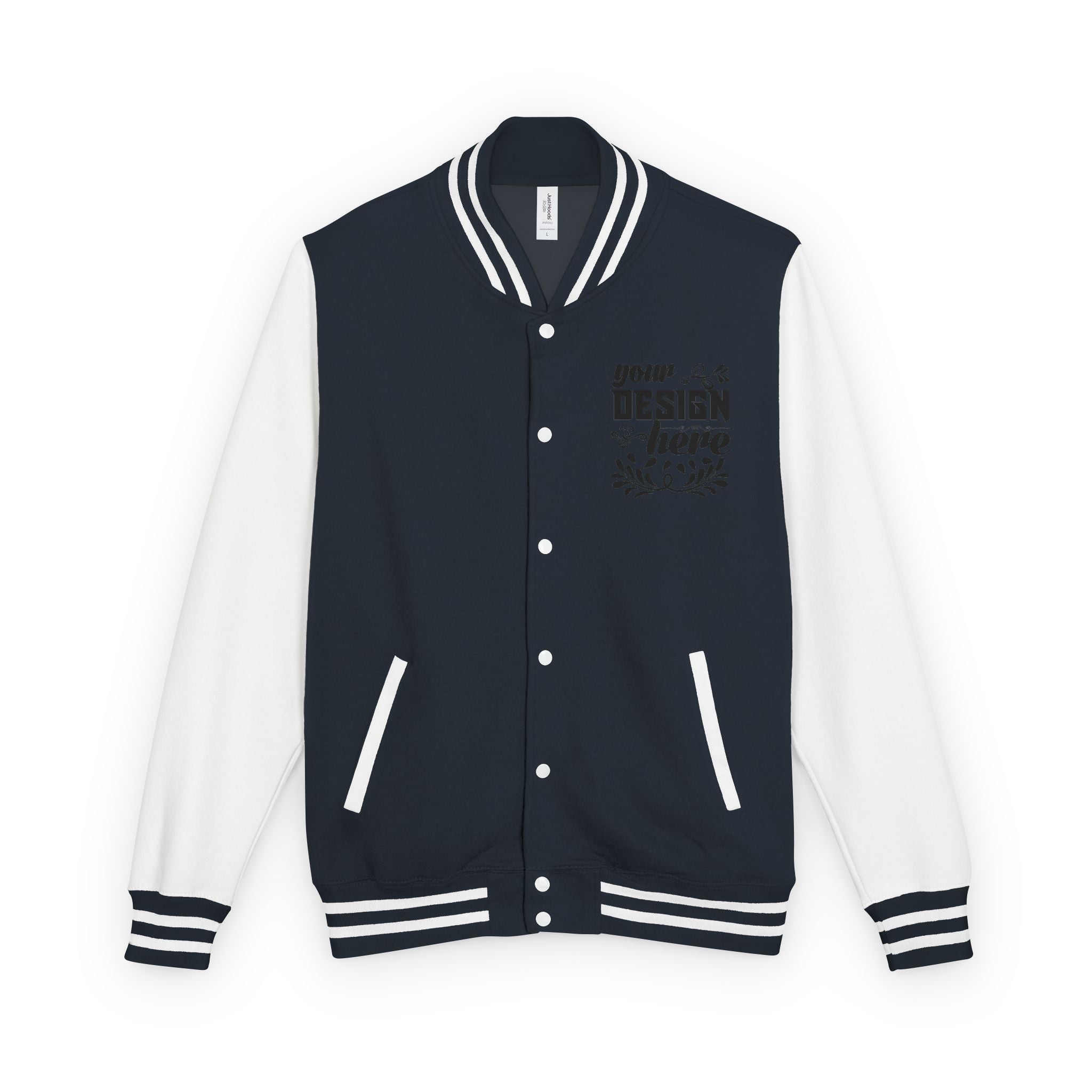 Customizable AWDis JH043 Unisex Heavyweight Letterman Jacket