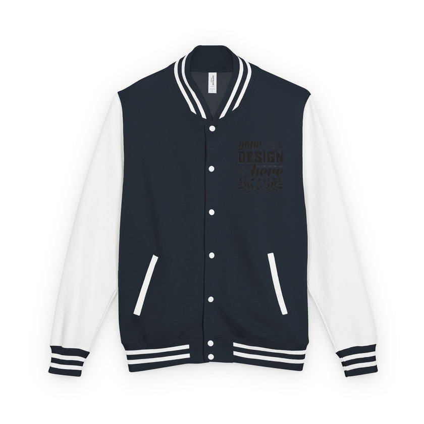 Customizable AWDis JH043 Unisex Heavyweight Letterman Jacket