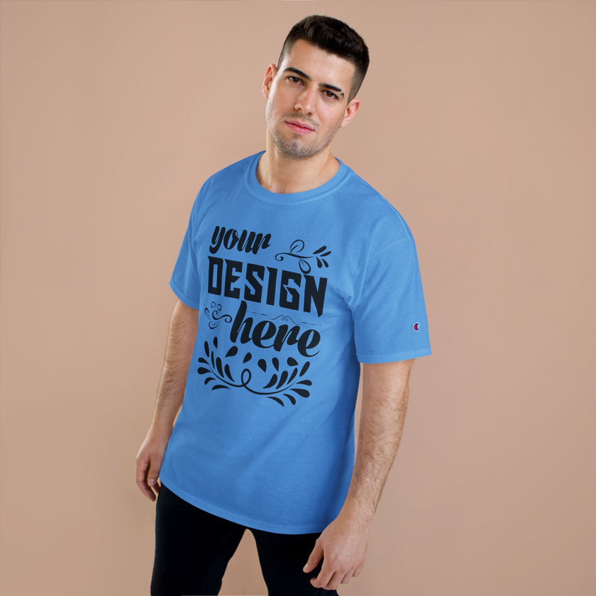 Customizable Champion T425 Unisex Cotton T-Shirt Classic Fit