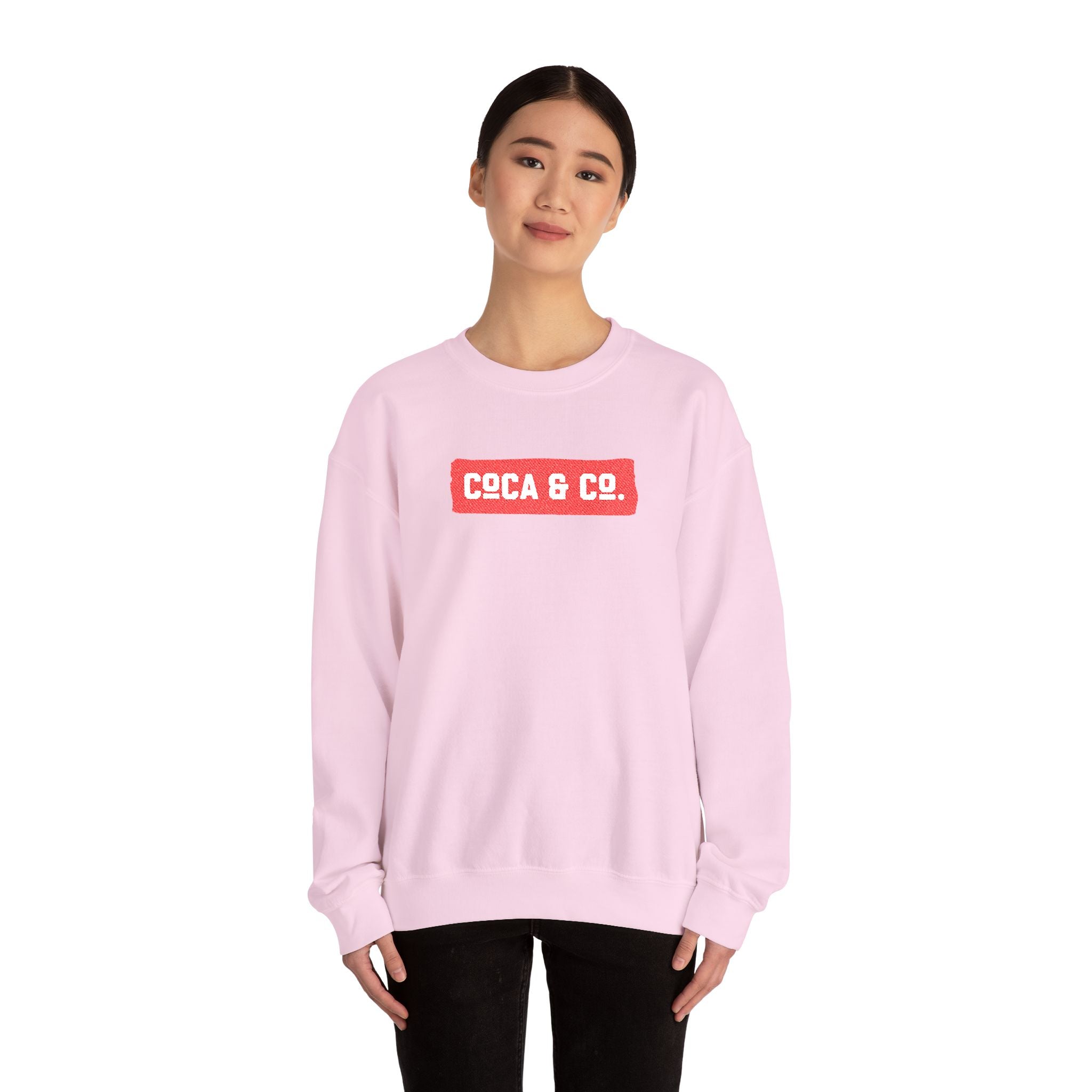 Gildan 18000 Unisex Crewneck Sweatshirt | Coca & Co Embroidery