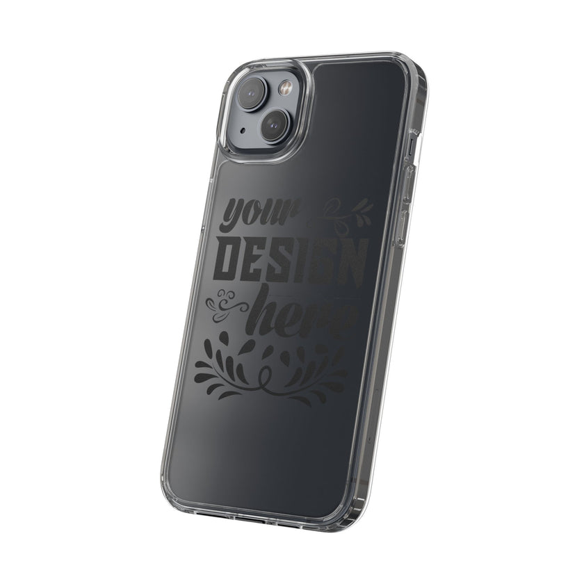 Customizable Clear Phone Case Slim Lightweight Scratch Resistant Protection