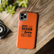Customizable Tough Phone Case Glossy Dual Layer Wireless Charging
