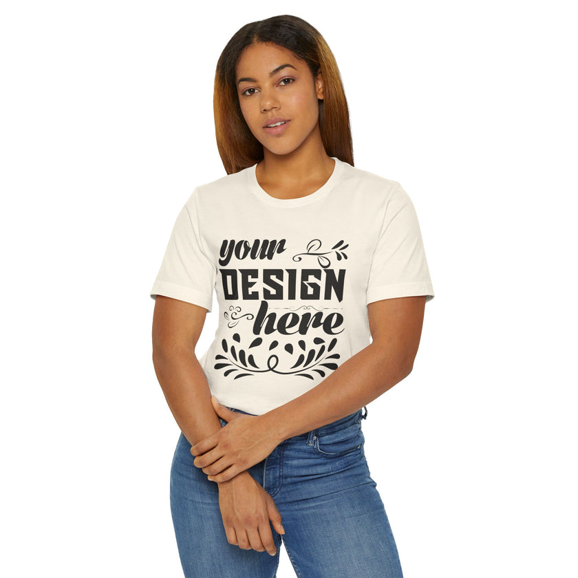 Customizable Prime Essentials Unisex Jersey T-Shirt Lightweight