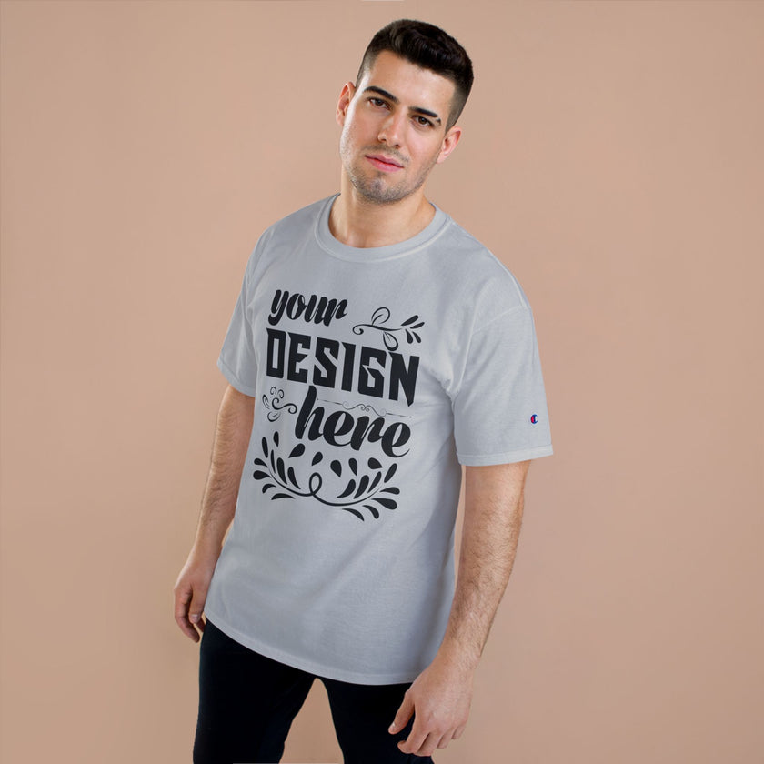 Customizable Champion T425 Unisex Cotton T-Shirt Classic Fit