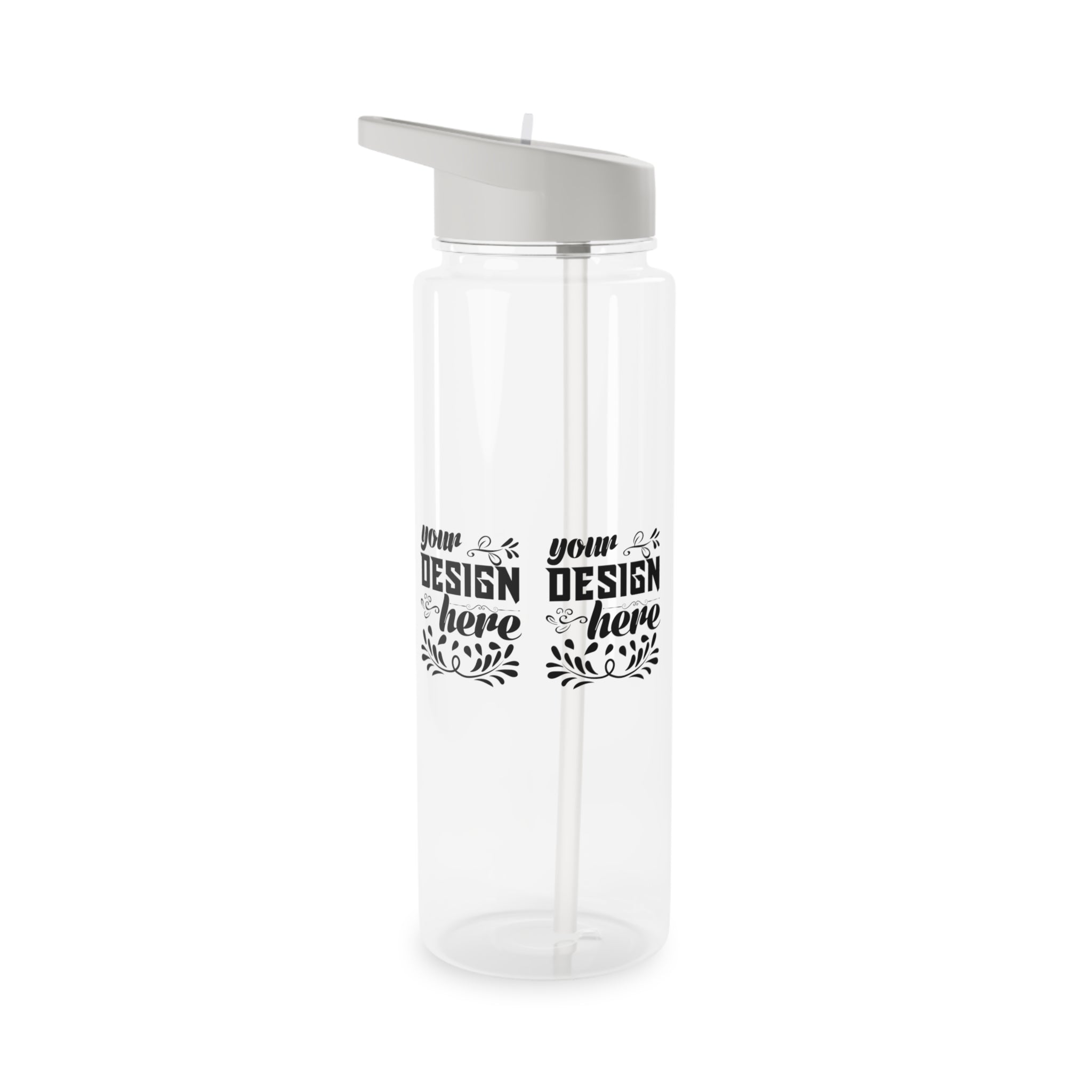 Customizable Tritan Reusable Water Bottle with Straw Lid
