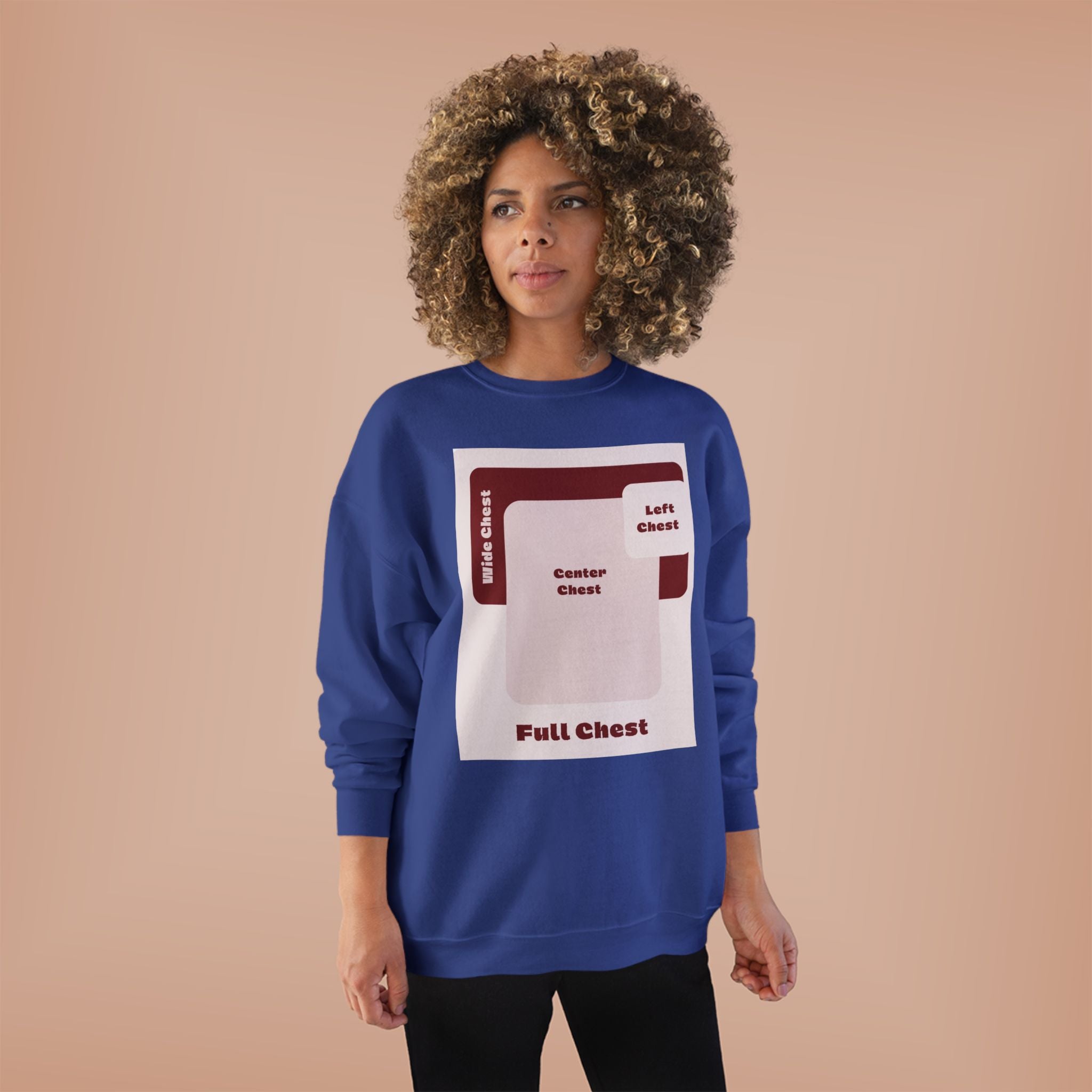 Customizable Unisex Hanes P160 EcoSmart  Crewneck Sweatshirt