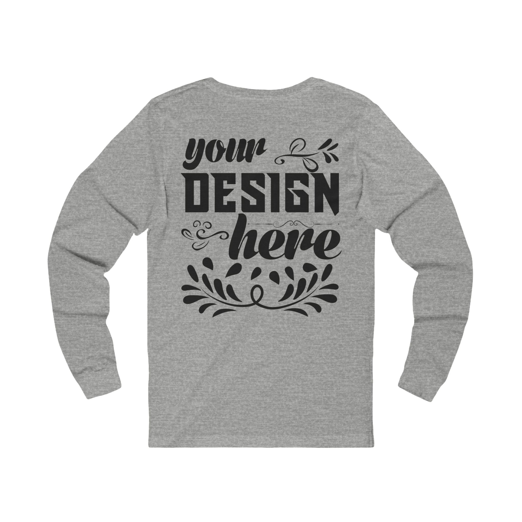 Customizable Bella+Canvas 3501 Unisex Jersey Long Sleeve Tee