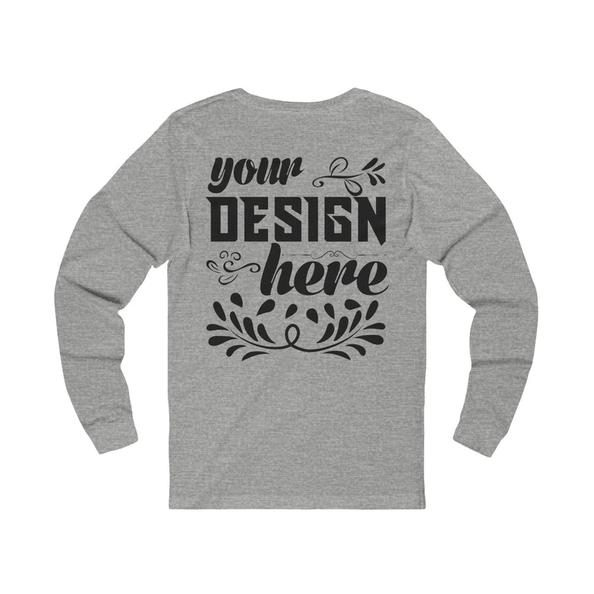 Customizable Bella+Canvas 3501 Unisex Jersey Long Sleeve Tee