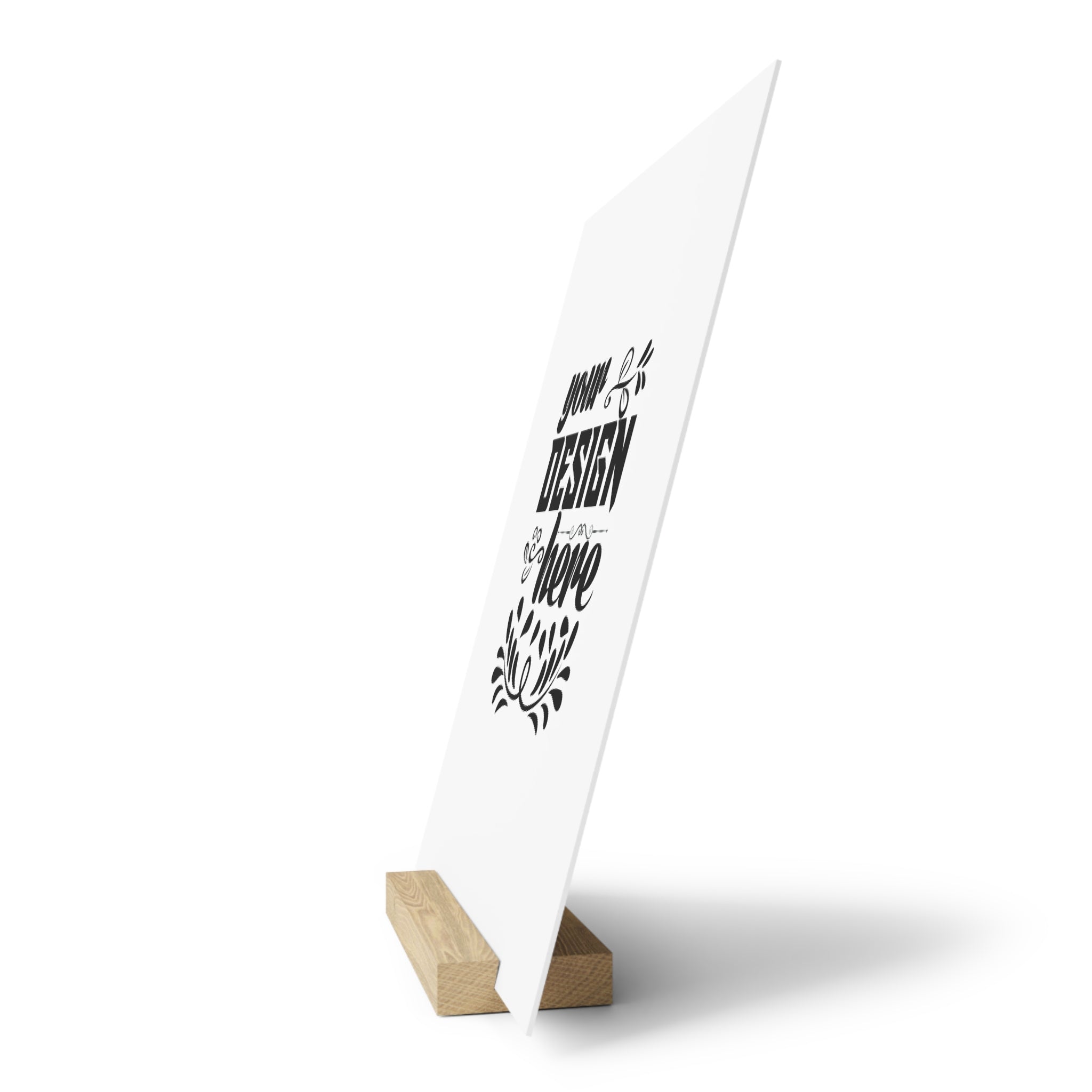 Customizable Gallery Board with Wooden Stand 1.8mm Giclée Print