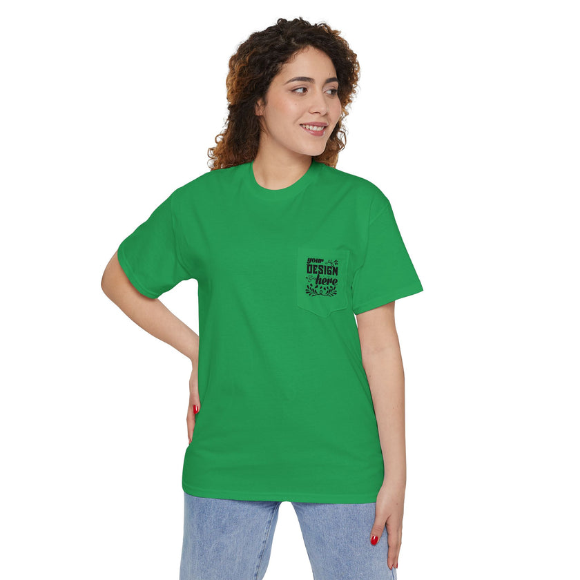 Customizable Gildan 5300 Unisex Heavy Cotton Pocket T-Shirt