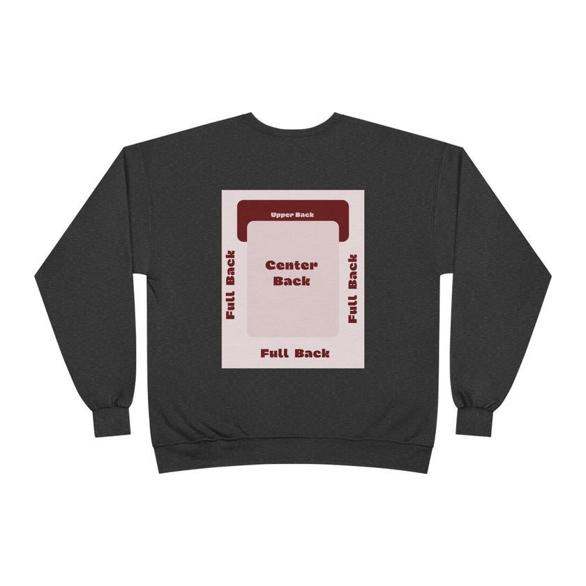 Customizable Unisex Hanes P160 EcoSmart Crewneck Sweatshirt Custom Print