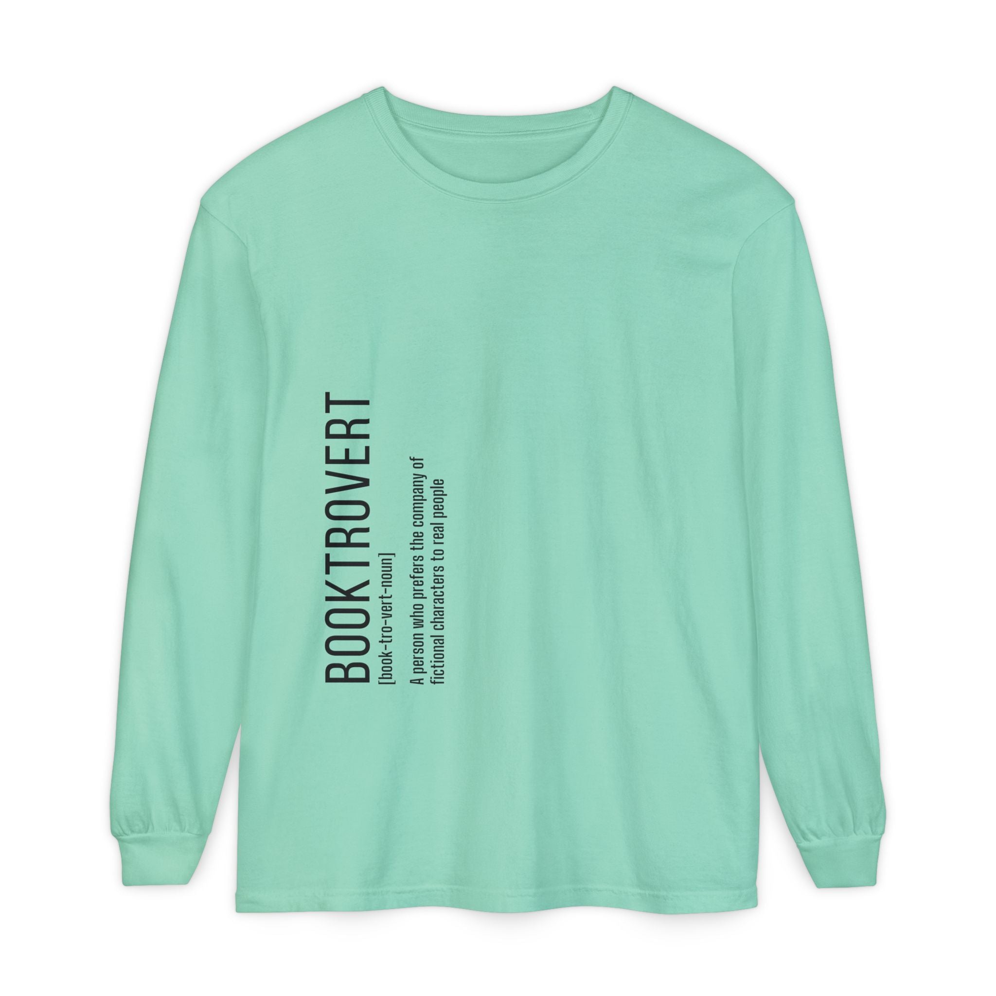 Comfort Colors 6014 Unisex  Long Sleeve T-Shirt | Booktrovert Graphic Print