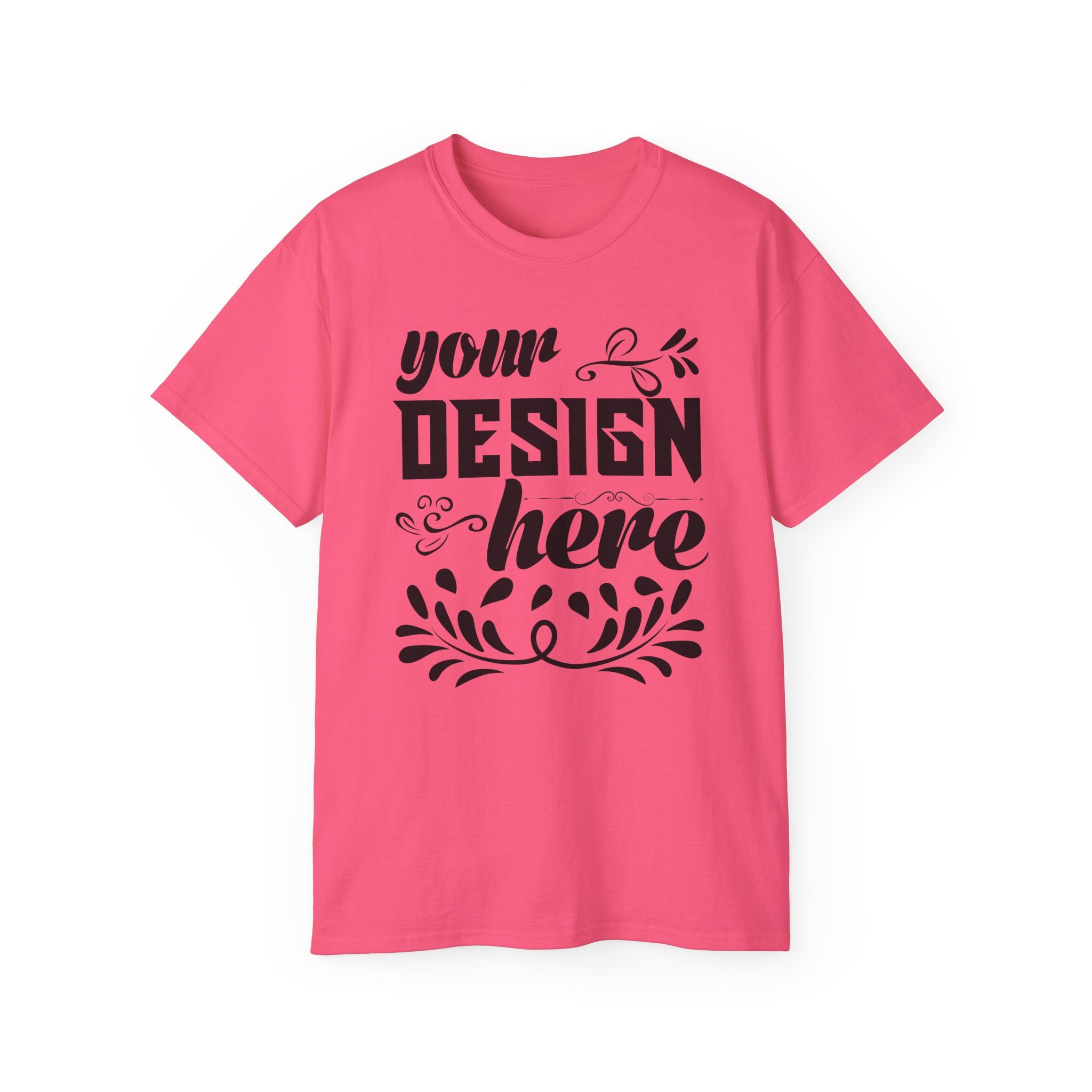 Customizable Gildan 2000 Unisex Ultra Cotton Crew Neck T-Shirt