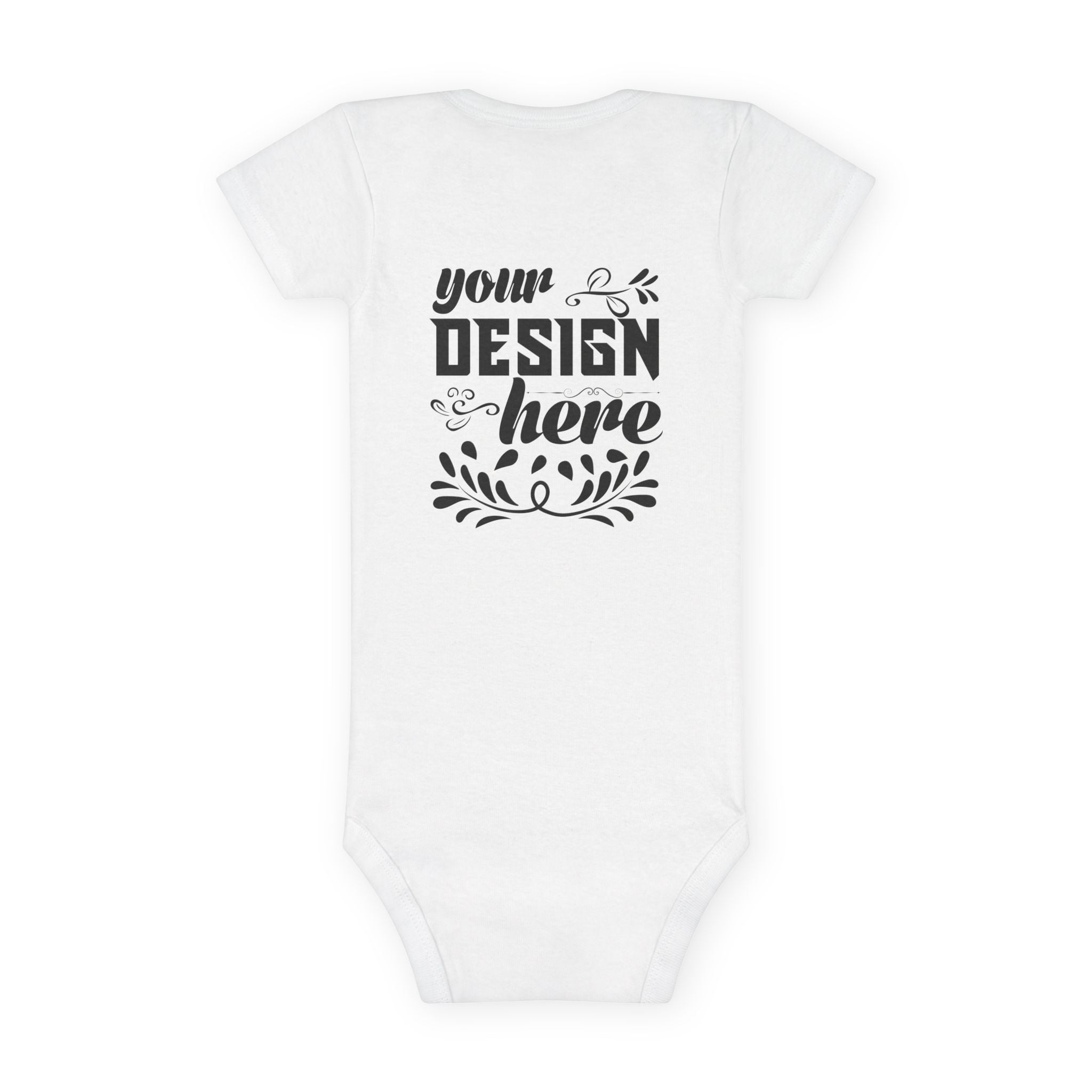 Customizable Gerber Childrenswear 6516A Baby Short Sleeve Onesie