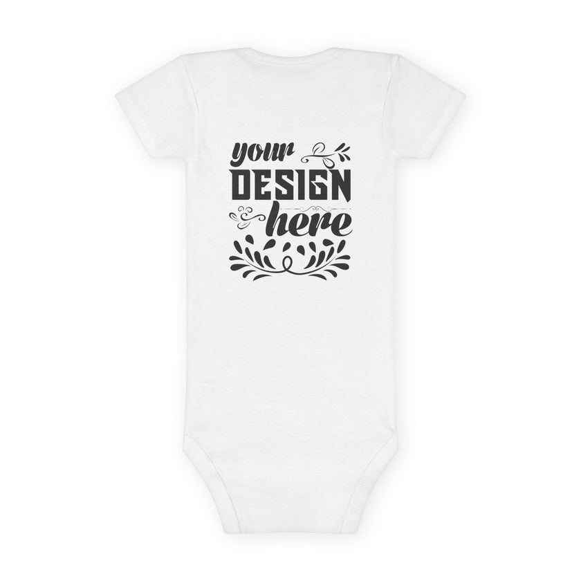 Customizable Gerber Childrenswear 6516A Baby Short Sleeve Onesie