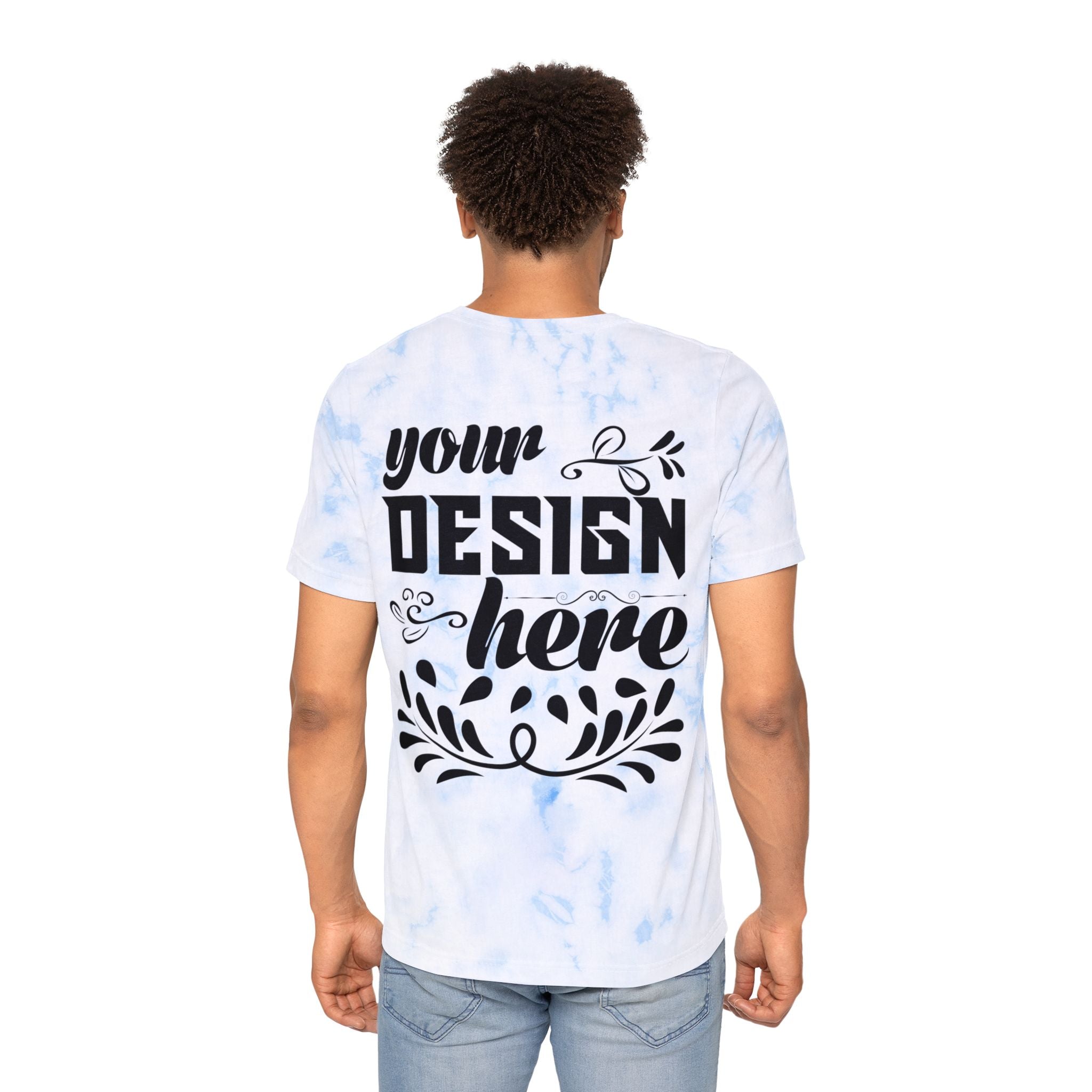 Customizable Bella+Canvas 3100RD Unisex FWD Tie Dyed T Shirt