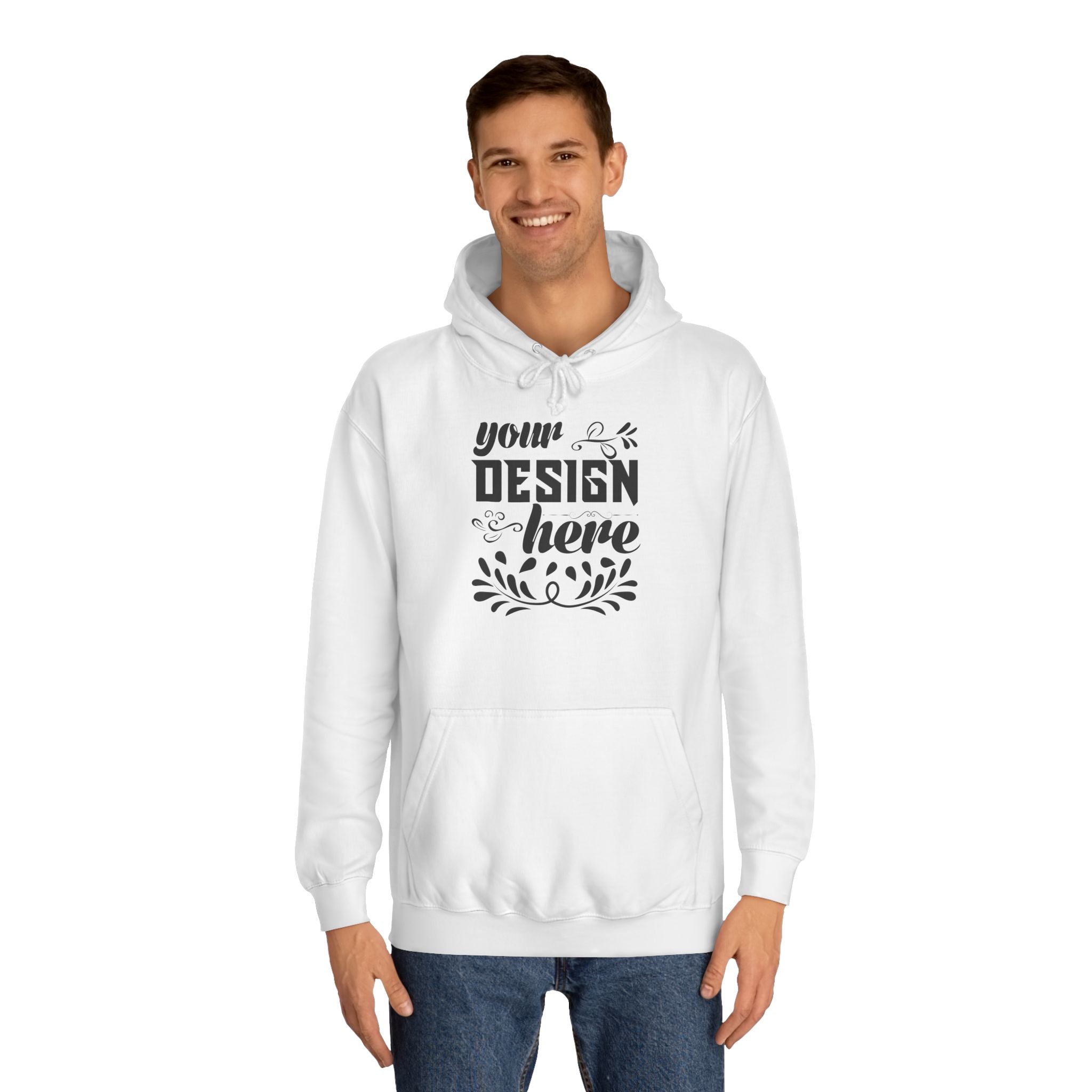 Customizable AWDis JH001 Unisex College Hoodie