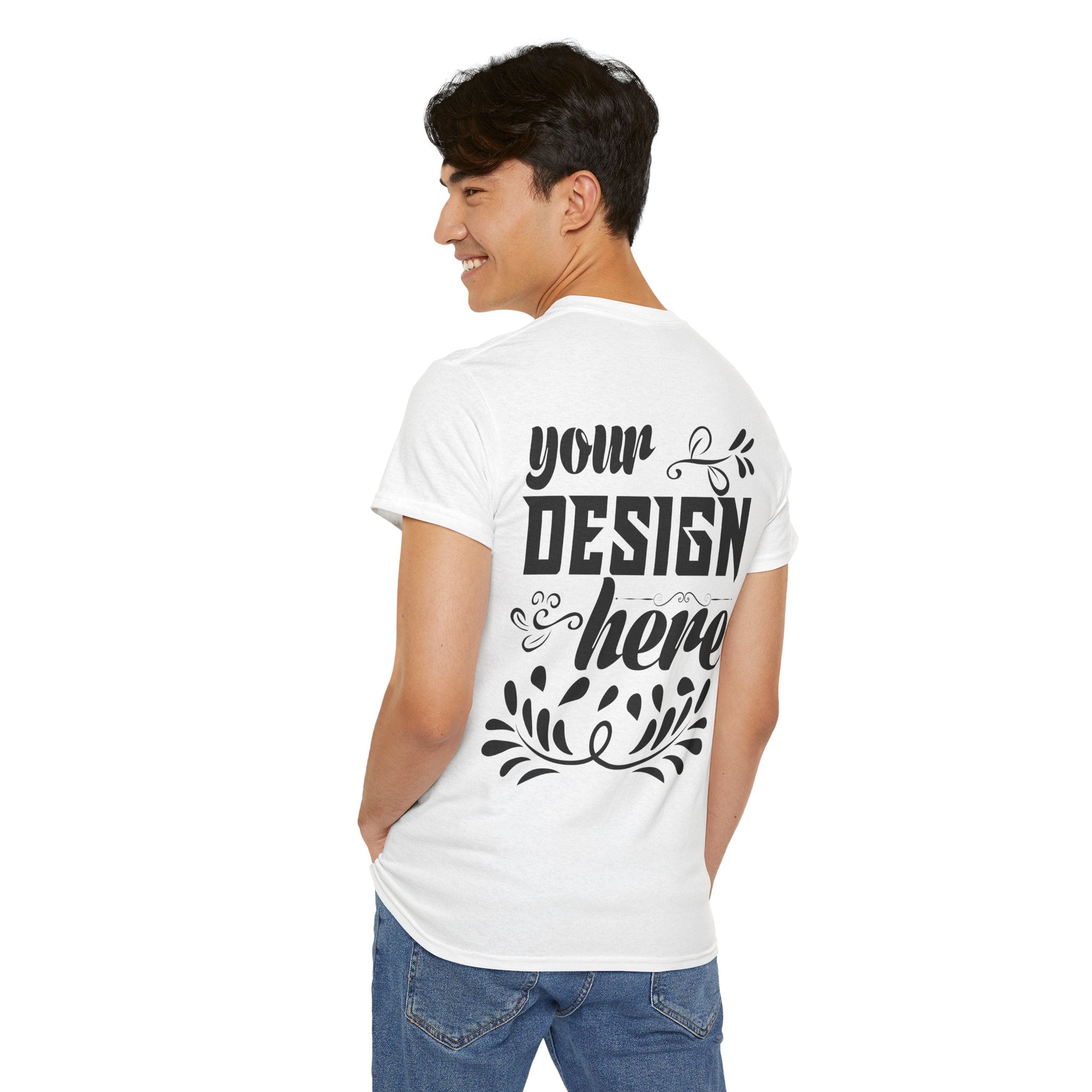 Customizable Gildan 5000 Unisex Heavy Cotton T-Shirt Classic Fit