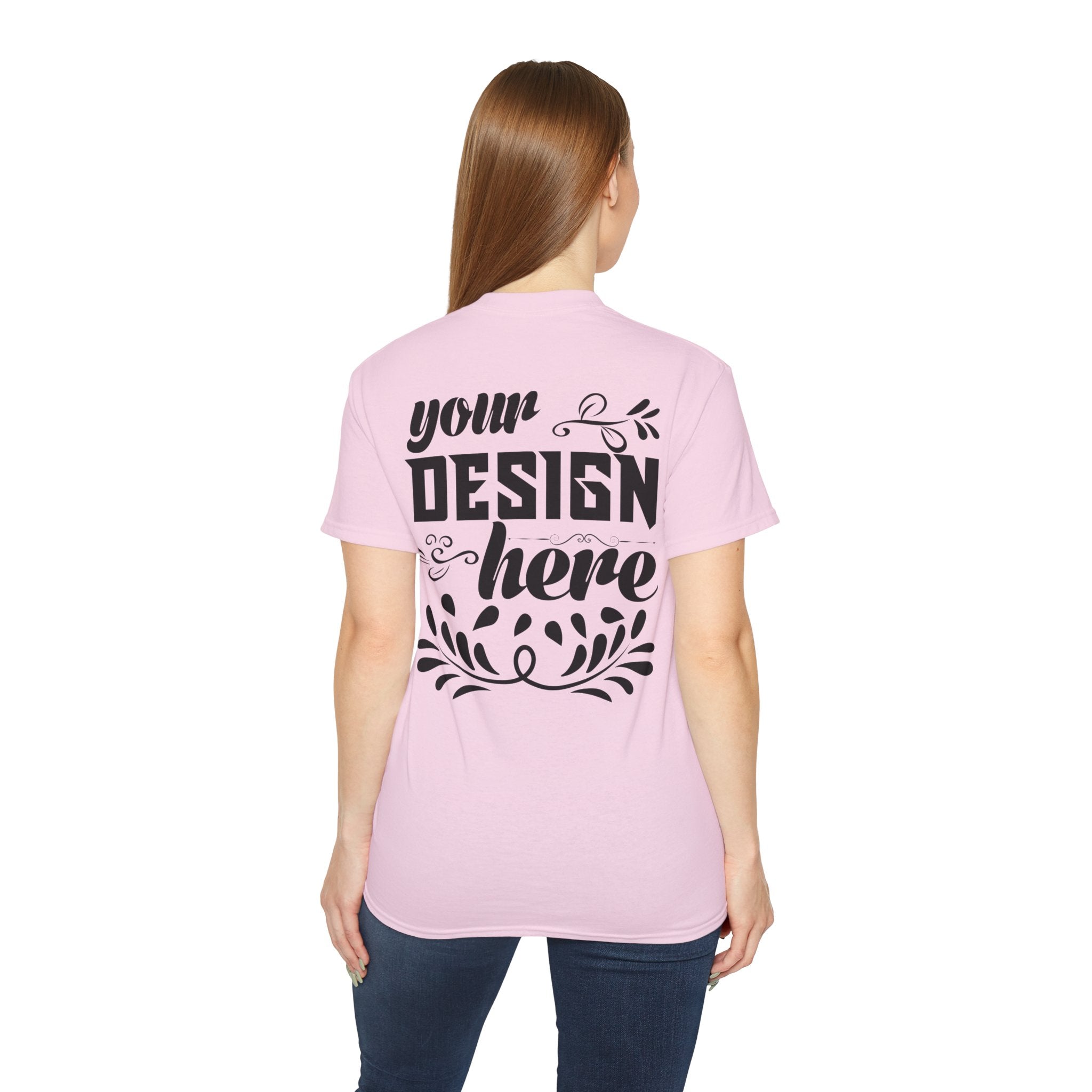 Customizable Gildan 2000 Unisex Ultra Cotton Crew Neck T-Shirt