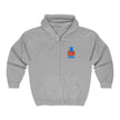 Gildan 18600 Unisex Full Zip Hoodie | Super Daddy Embroidery