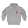 Gildan 18600 Unisex Full Zip Hoodie | Super Daddy Embroidery