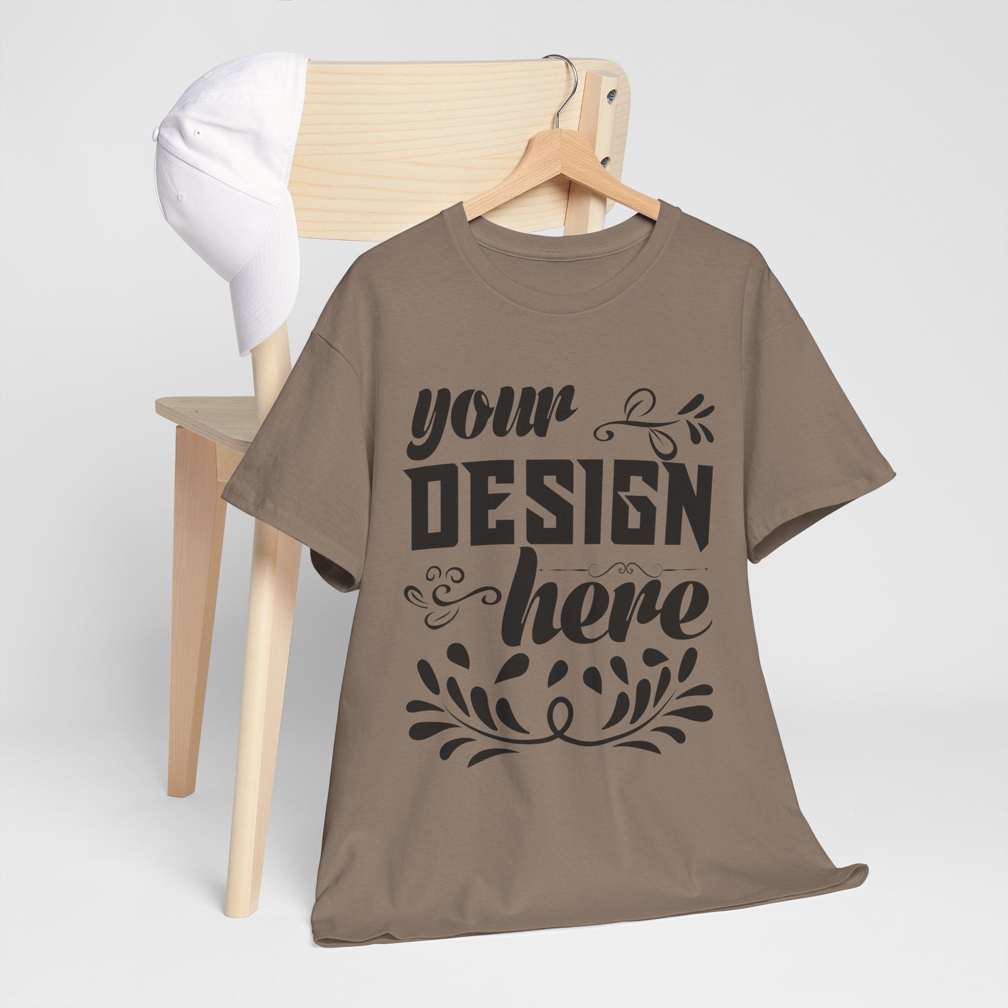 Customizable Gildan 5000 Unisex Heavy Cotton T-Shirt Classic Fit