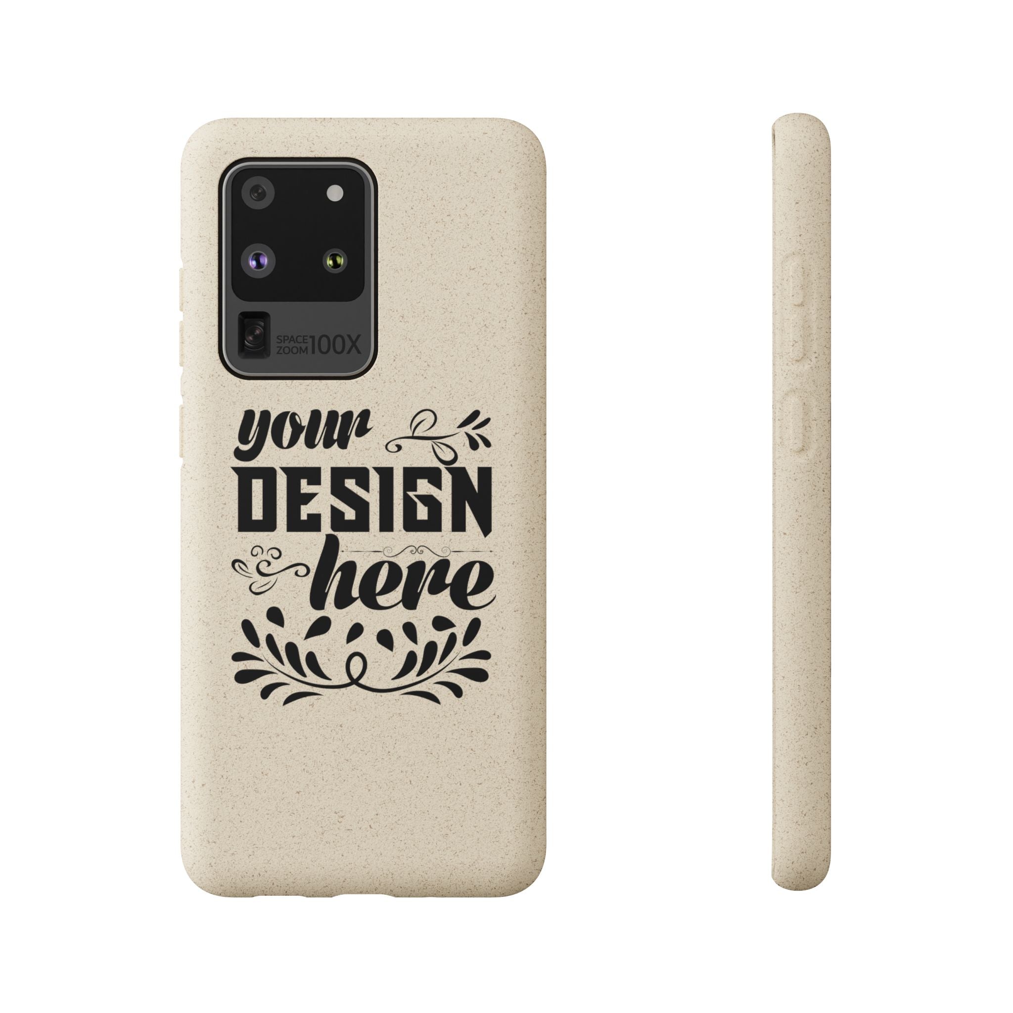 Customizable Biodegradable Phone Case Matte Finish Wireless Charging