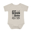 Customizable Infant Baby Rib Bodysuit Rabbit Skins 4400 Unisex