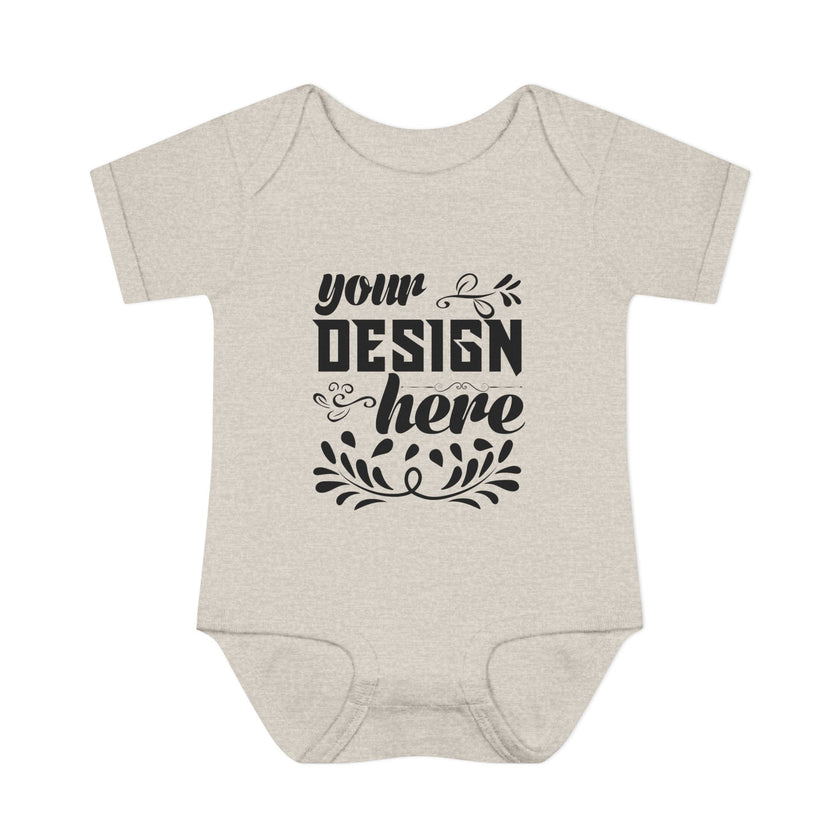 Customizable Infant Baby Rib Bodysuit Rabbit Skins 4400 Unisex