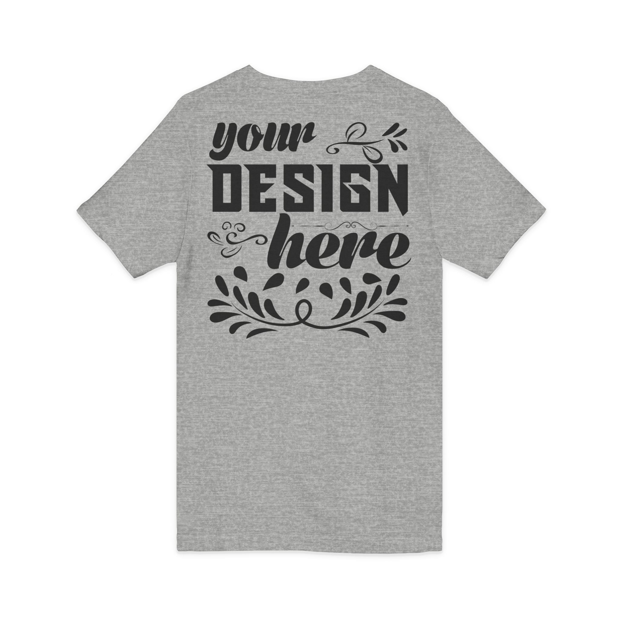 Customizable Bella+Canvas 3005 Unisex Jersey V-Neck Short Sleeve Tee