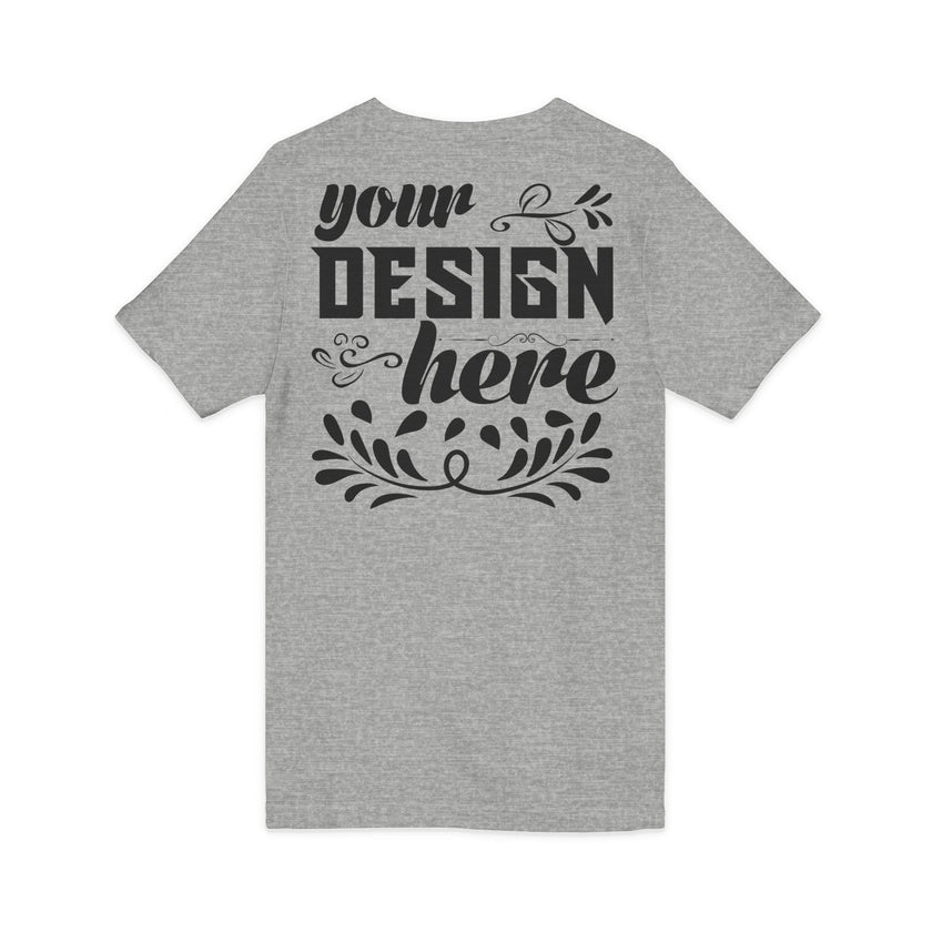 Customizable Bella+Canvas 3005 Unisex Jersey V-Neck Short Sleeve Tee