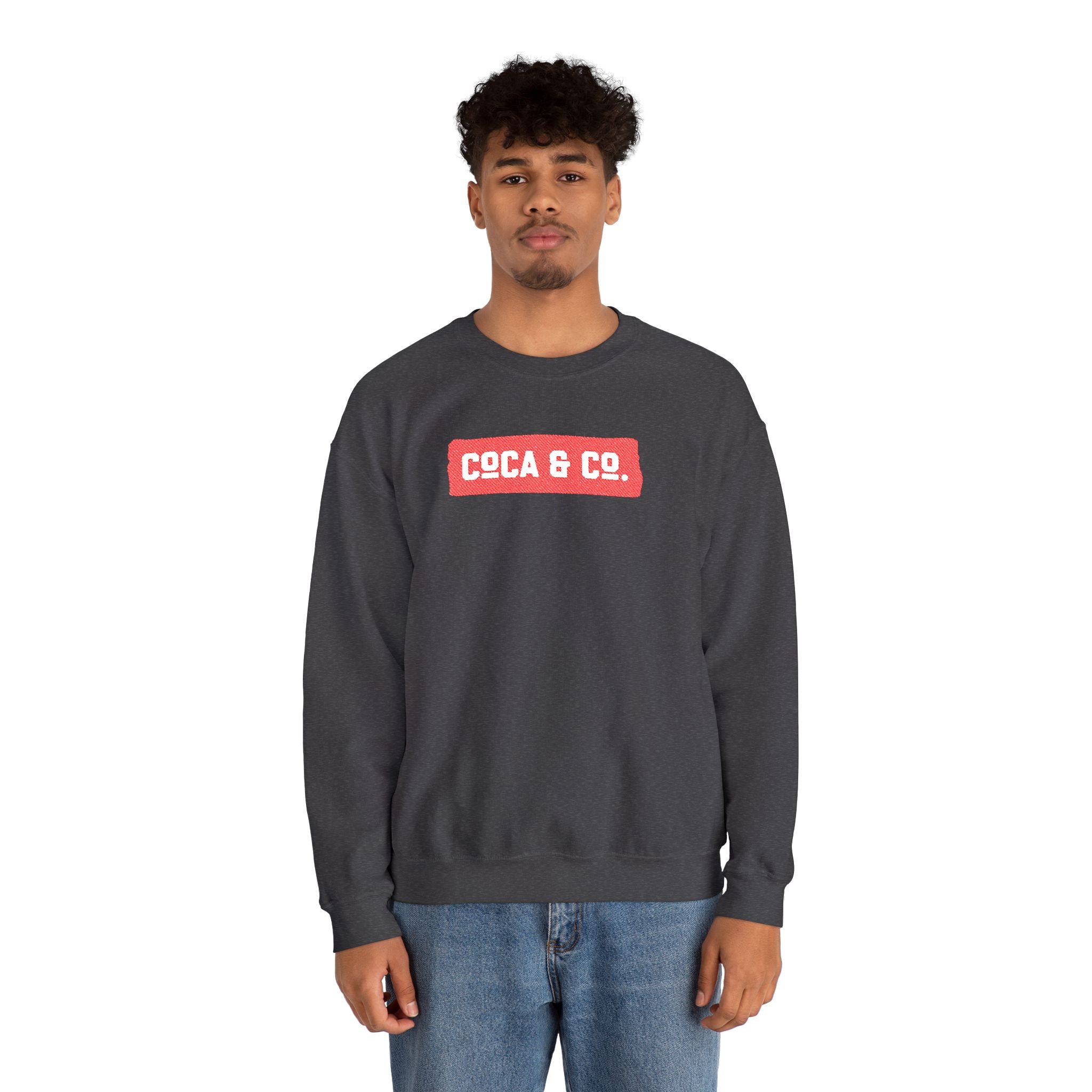 Gildan 18000 Unisex Crewneck Sweatshirt | Coca & Co Embroidery