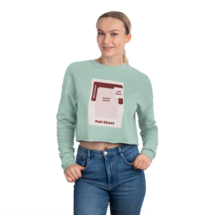 Customizable Bella+Canvas 7503  Womens Cropped Sweatshirt