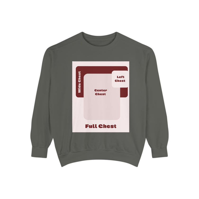 Customizable Comfort Colors 1566 Unisex Garment Dyed Sweatshirt DTG Custom Design