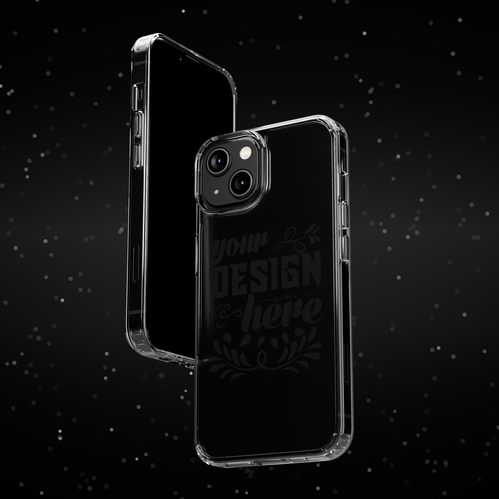 Customizable Clear Impact Resistant Phone Case With TPU Sides Wireless Ready