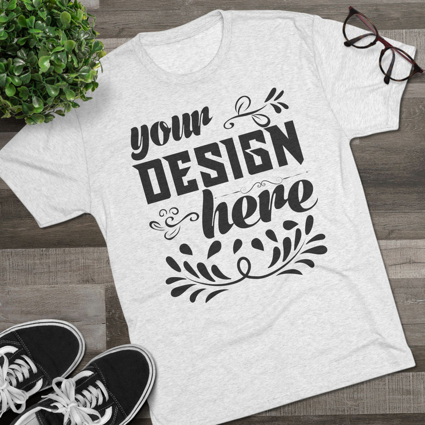 Customizable Next Level 6010 Unisex Tri-Blend Crew Neck T-Shirt