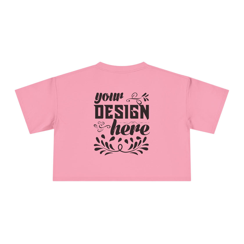 Customizable AS Colour 4062 Womens Crop Tee Dropped Shoulder