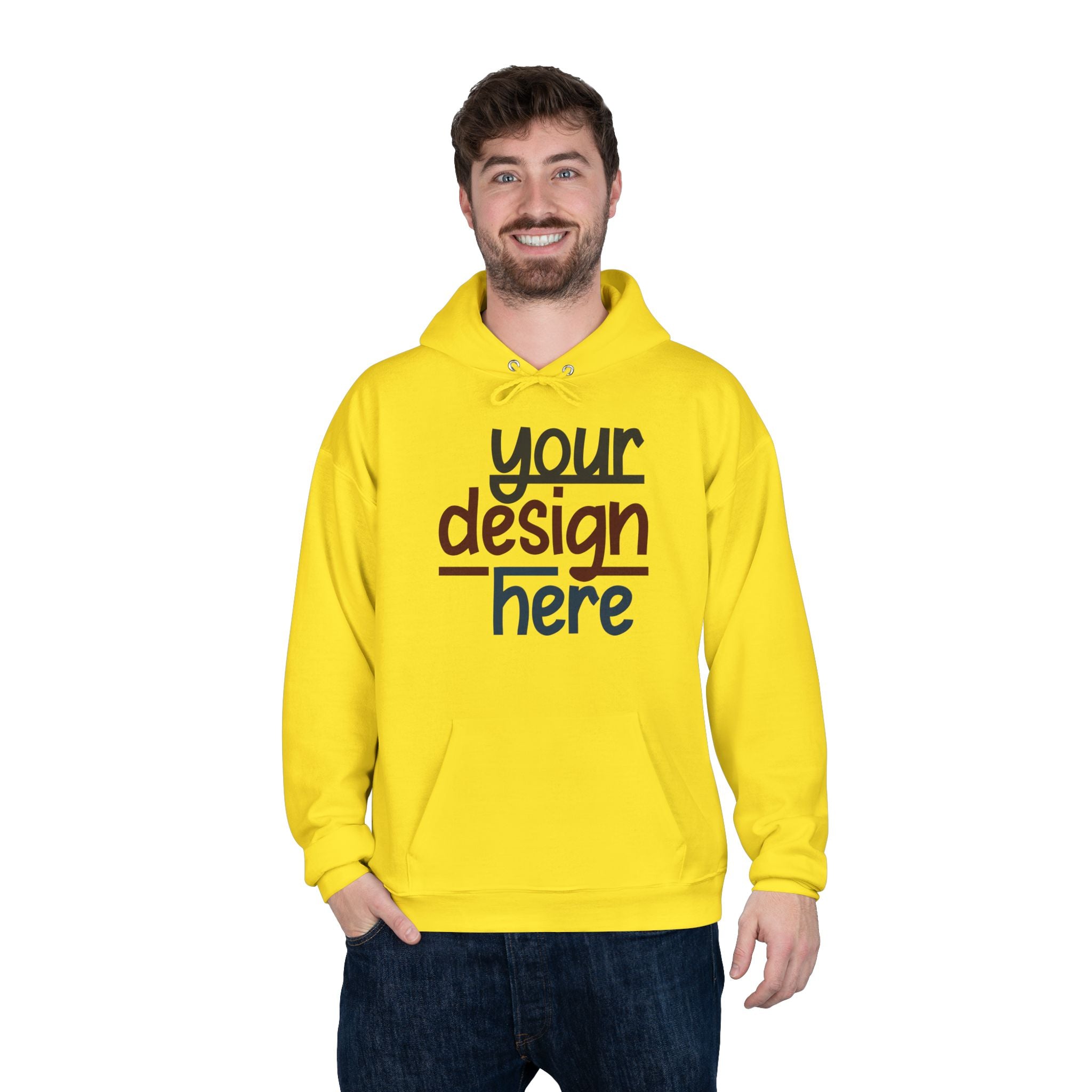 Customizable Hanes P170 EcoSmart Unisex Pullover Hoodie